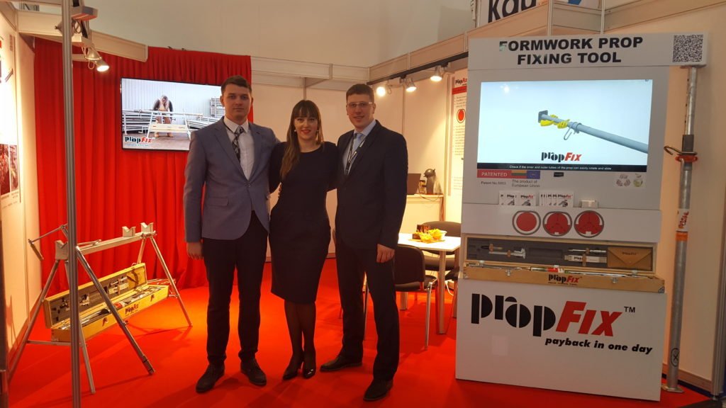 PropFIX team and visitors at BAUMA 2016